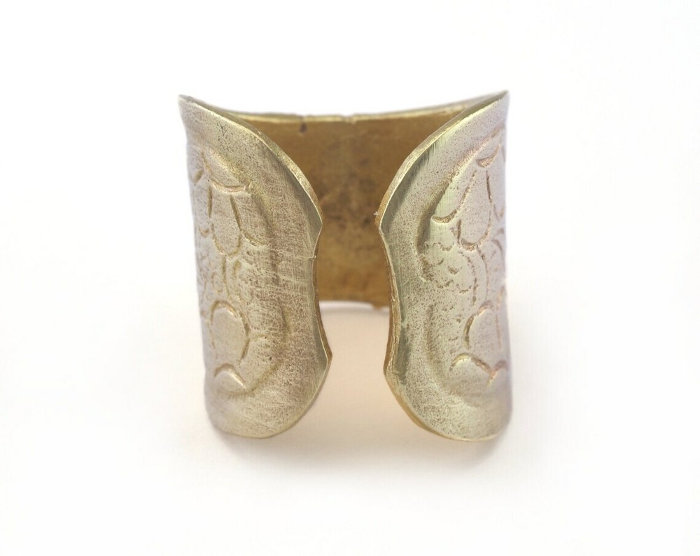 Adjustable Ring Raw brass (18.5mm 8.5US inner size) 2751