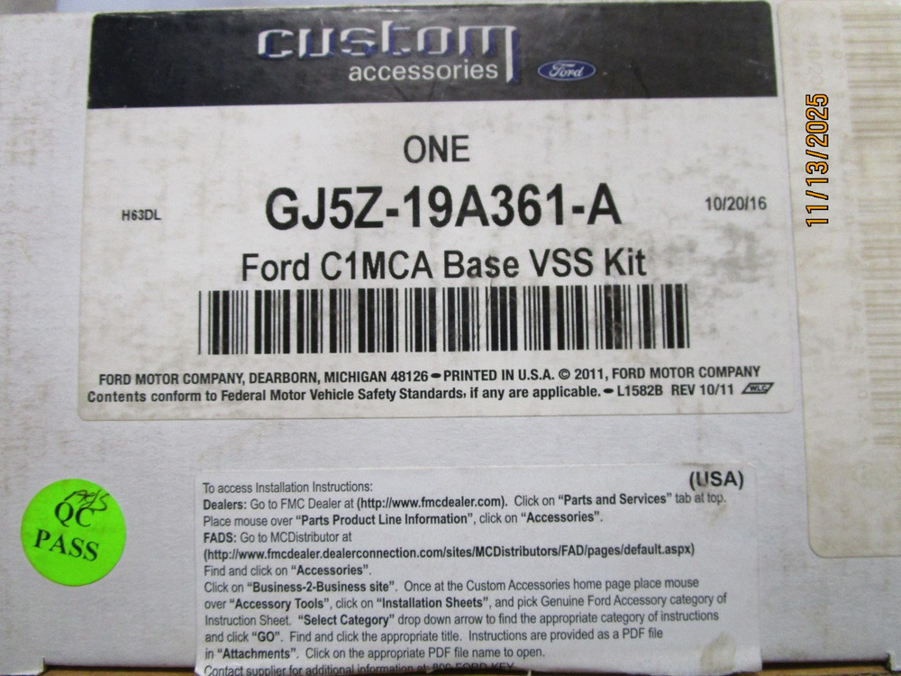 Ford Perimeter Plus GJ5Z-19A361-A Vehicle Security System