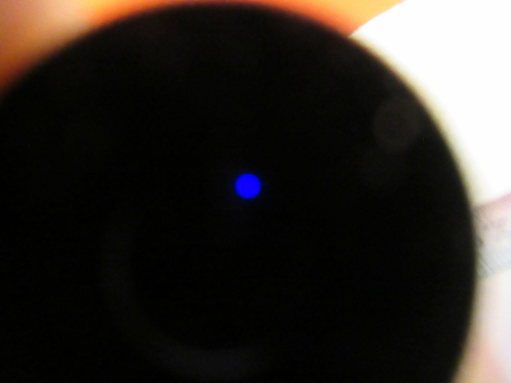 BAUSCH LOMB BLUE FILTER EYEPIECE OCULAR MICROSCOPE PART AS PICTURED &Q3-B-80