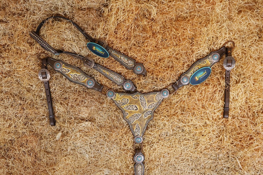 Headstall & Breast Collar Tack Set for Horse