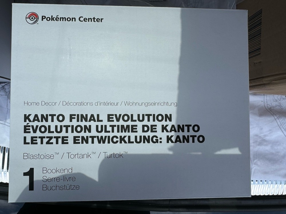Pokemon Blastoise Kanto Final Evolution Bookend (New in Box)