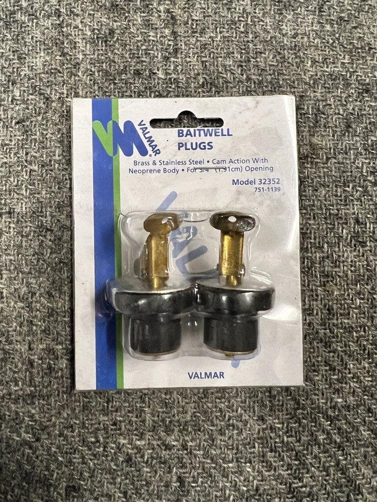 Valmar baitwell plugs 32352