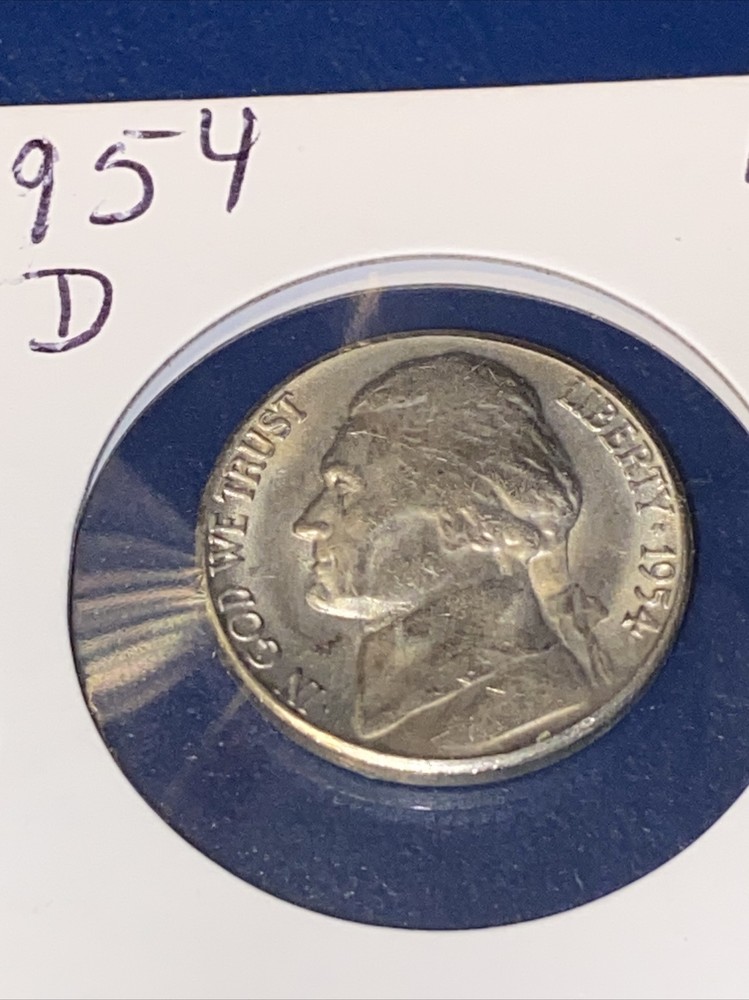 1954 D Jefferson Nickel • #231114 • AU