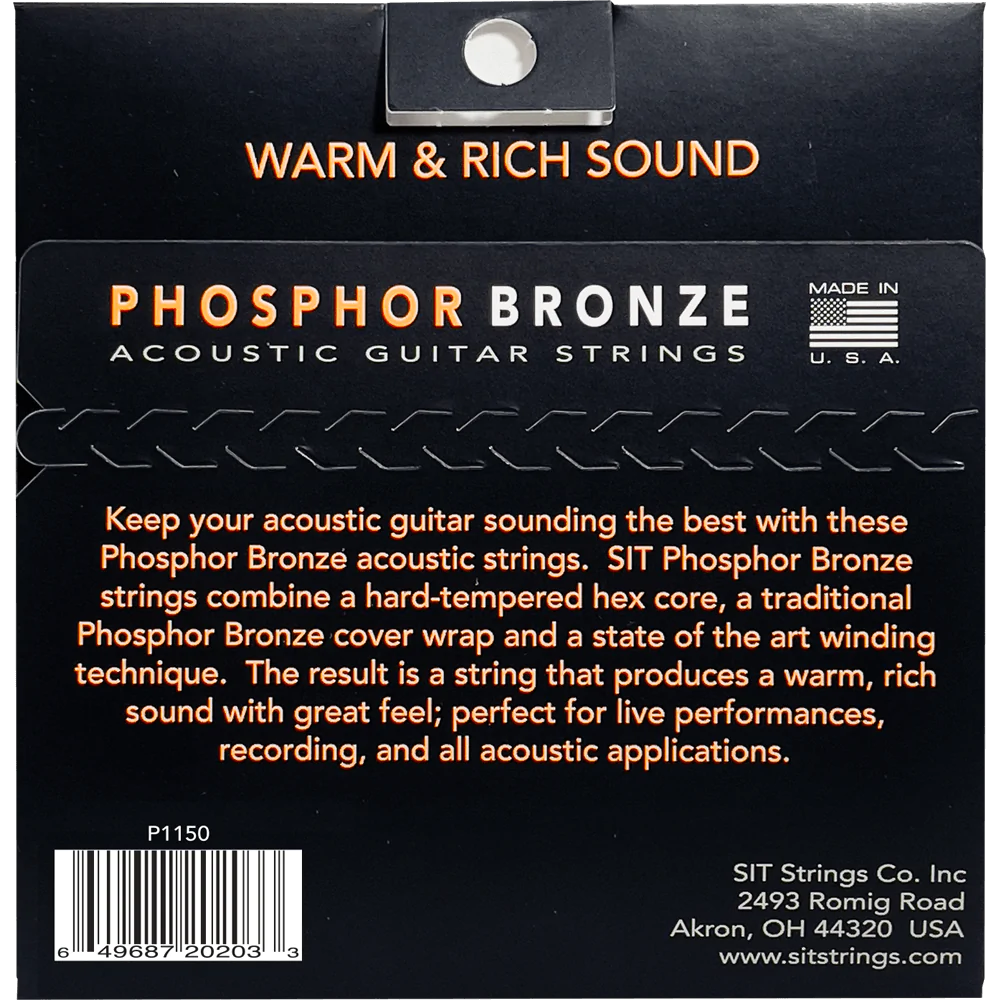 SIT Strings P1150 Pro Light Phosphor Bronze Acoustic .011-.050