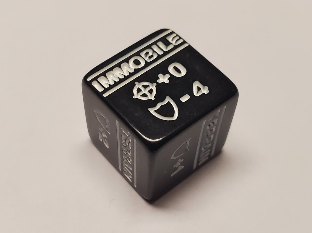 5x Battletech Special Stats Modifier Dice for Terrain, No Move, Prone & More