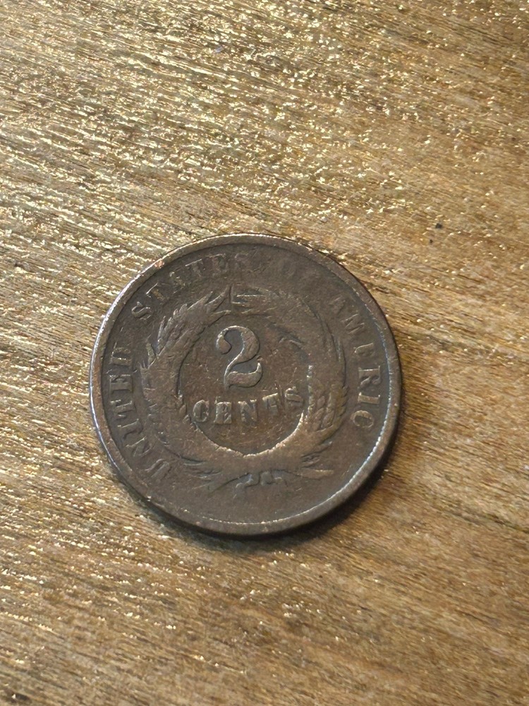 1868 Two Cent Piece G
