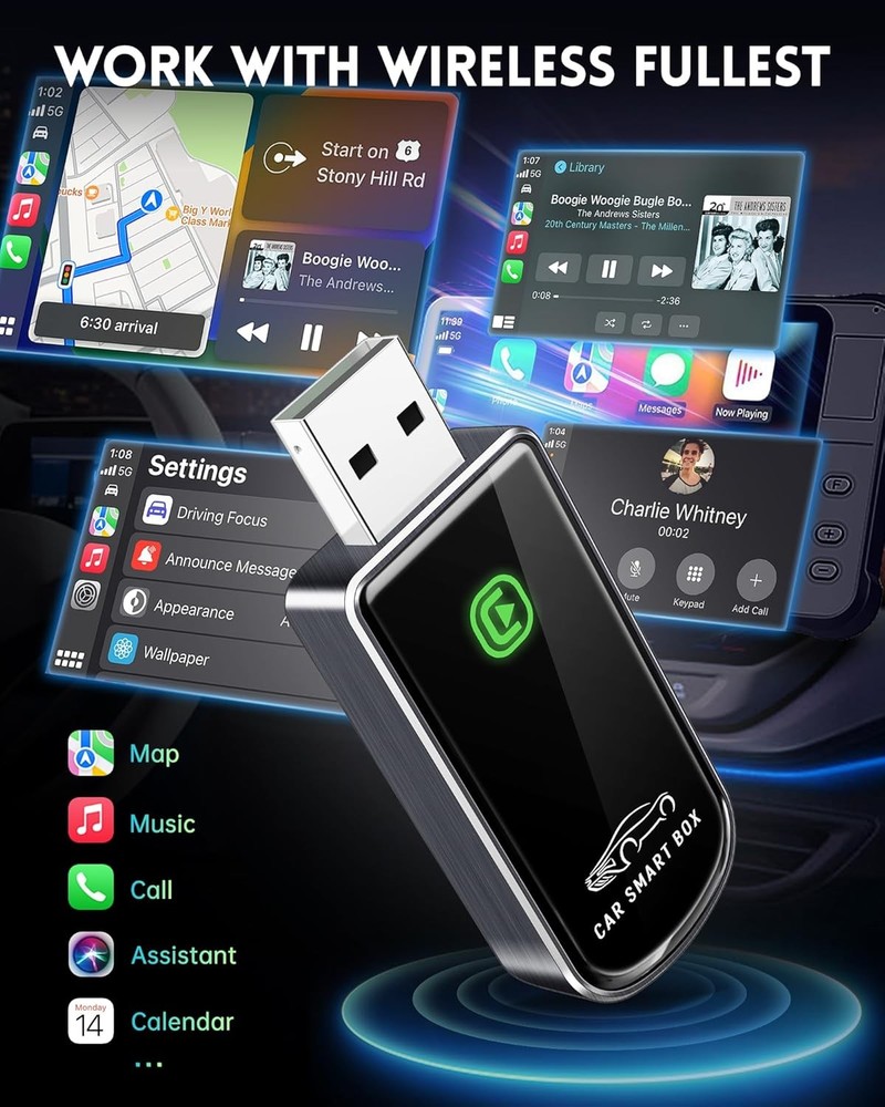 Amzfeel Minimal Super Fast CarPlay Adaptor