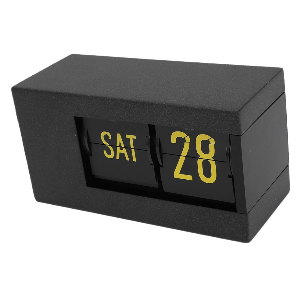 Automatic Calendar Flip Clock With LED Display For Home Office Decor