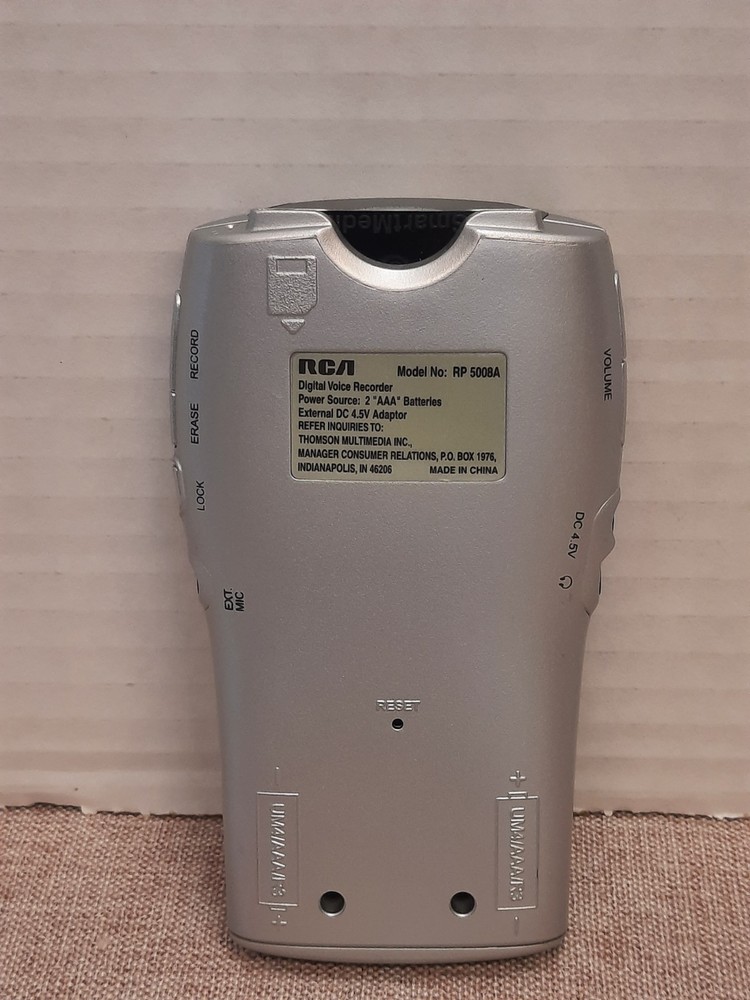 RCA Digicorder RP 5008-A Digital Voice Recorder