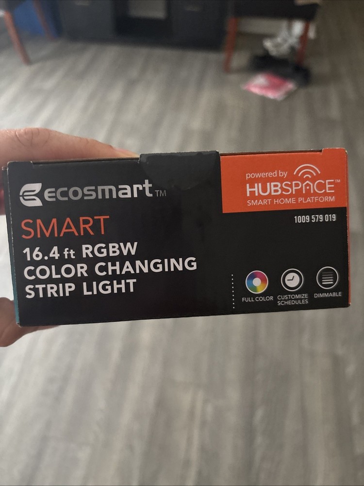 EcoSmart 16.4 ft. Smart Color Changing Dimmable Plug-In Strip Light b45