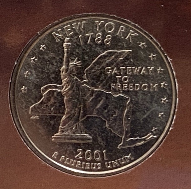 Colorized Lighthouse State Quarter Coin Collection