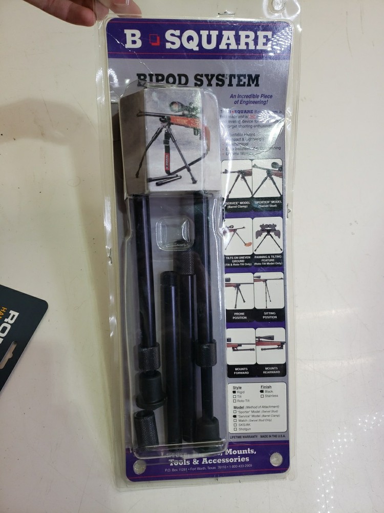 B-Square Bipod System T/C Ridgid Service Bipod Blue