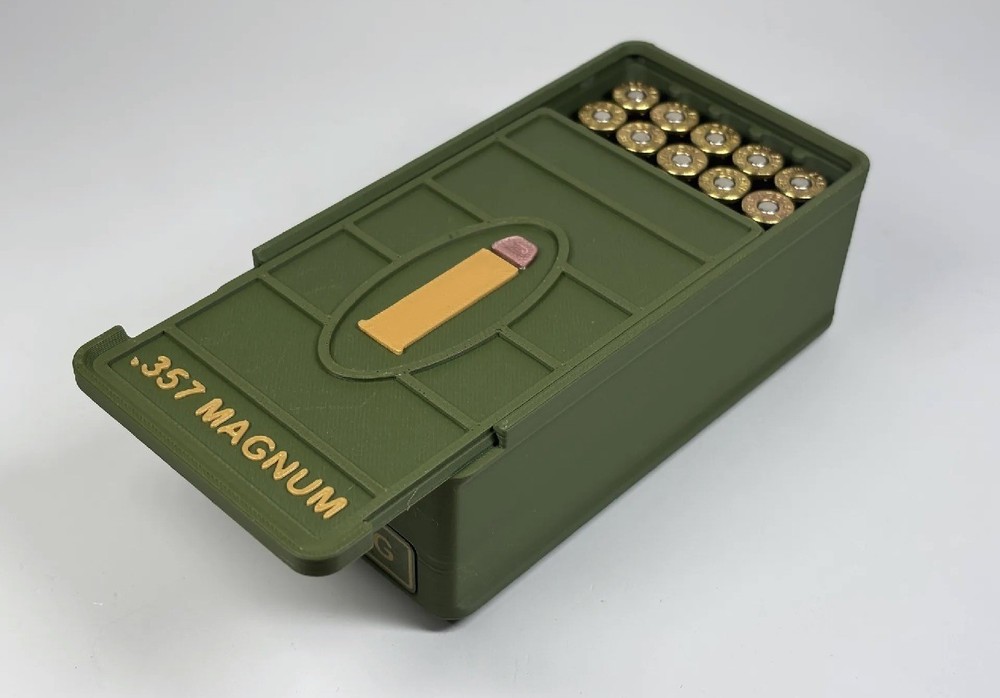Ammo Storage Box 357 Magnum 50 Rounds