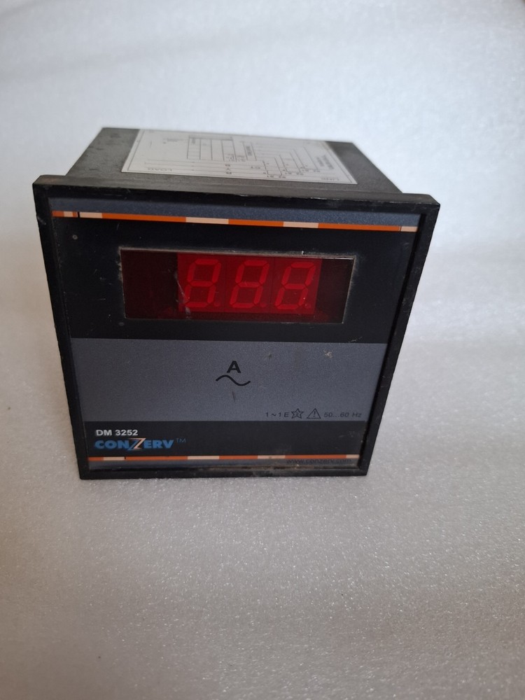 CONZERV DM3252 DIGITAL PANEL METER TESTED OK