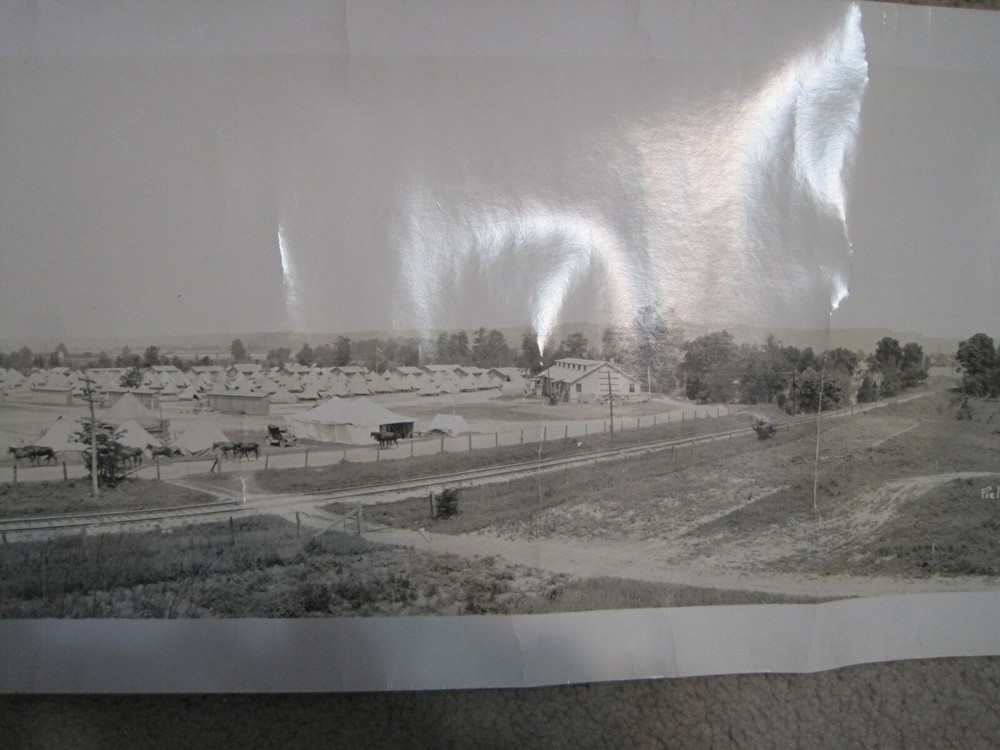 Antique & Original WW1 Panoramic Field Artillery Training West Point, KY
