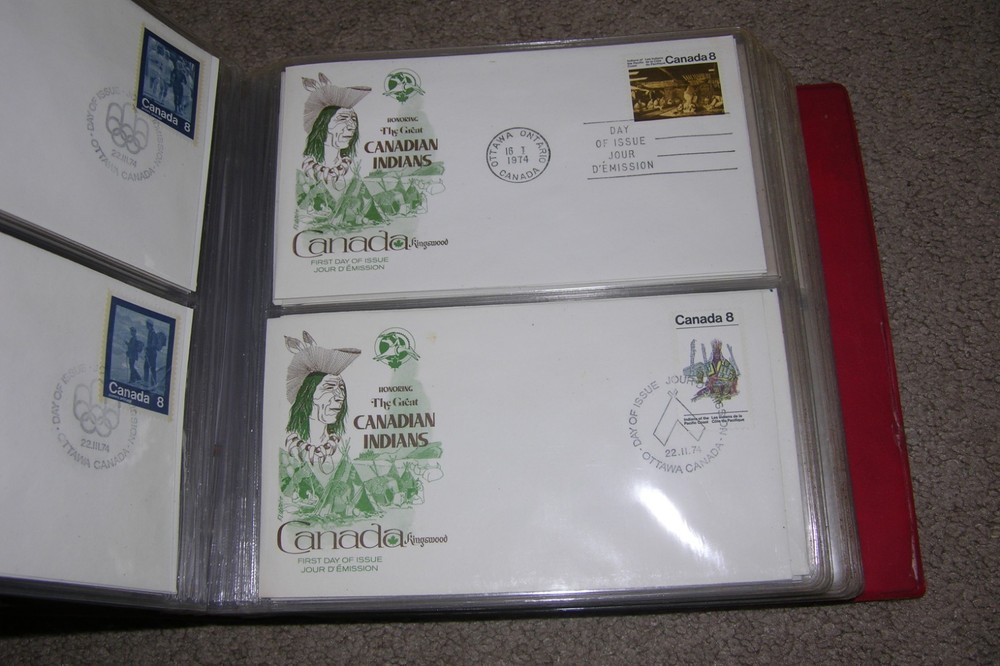 100+/- First Day Cover Society Postal Canada