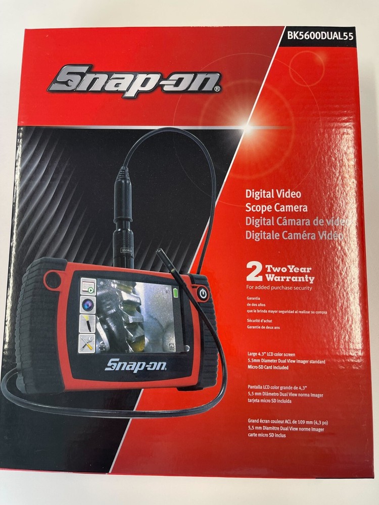 Snap-on BK5600DUAL55 Digital Borescope (Video Scope)