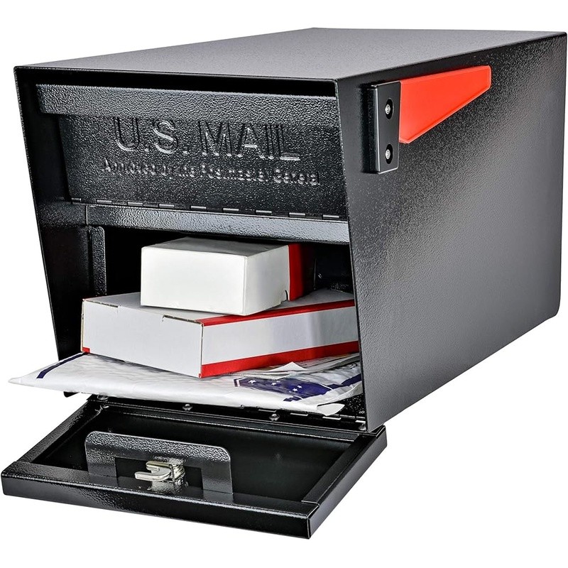 Locking Security Mailbox USPS Approved Anti-Theft Parcel Drop Steel Construction