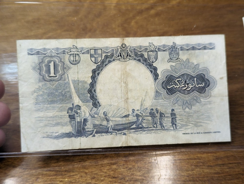 1959 Malaya and Borneo One Dollar Currency Note