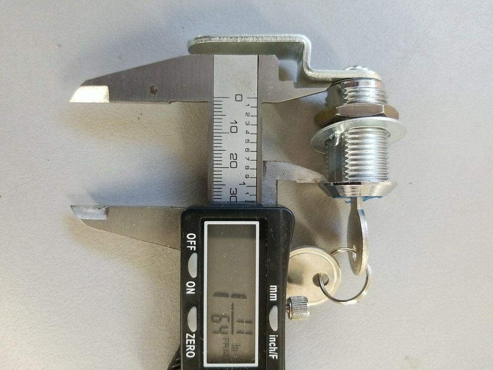 (2) RV Camper Baggage Compartment Door Cam Secure Lock Latch Assemblys