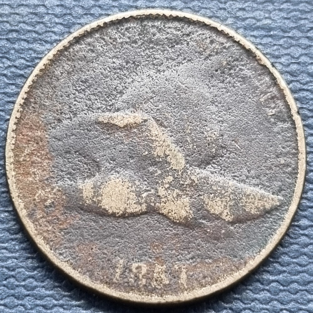 1857 Flying Eagle Cent 1c Circulated #97049