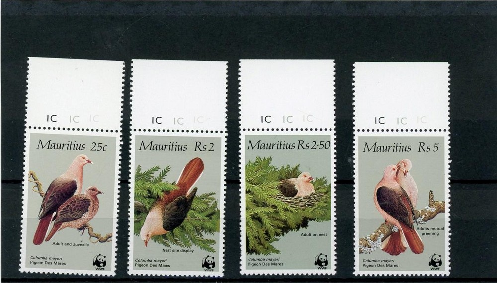 Mauritius 1985 Scott# 613-6 Mint H