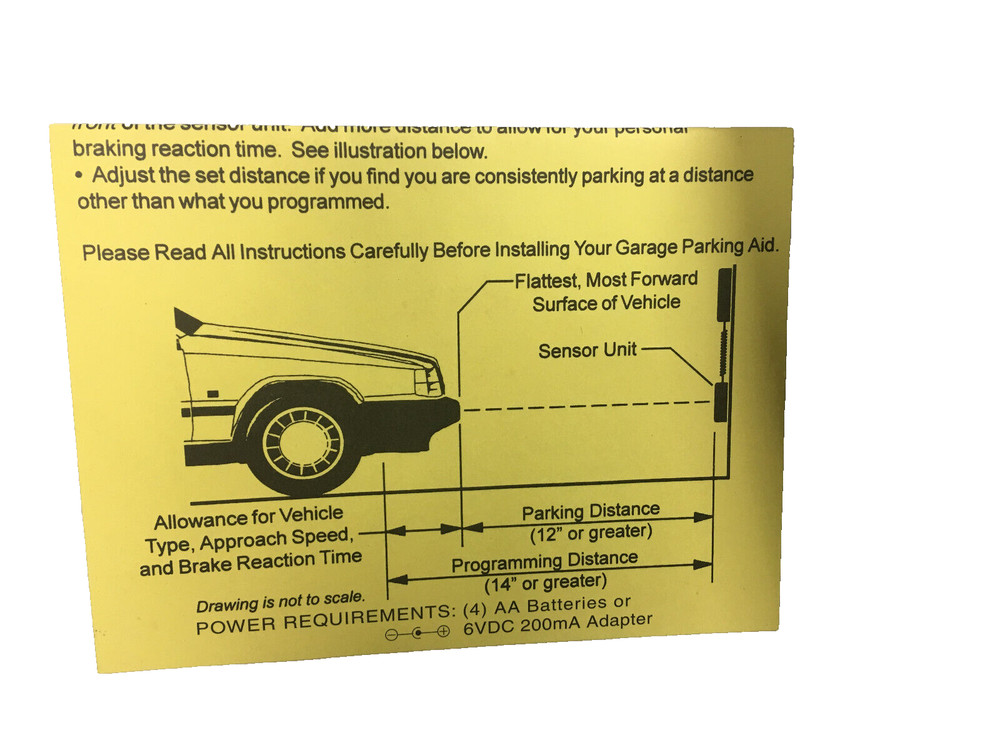 Cobbs Garage Stall Parking Aid Battery Powered