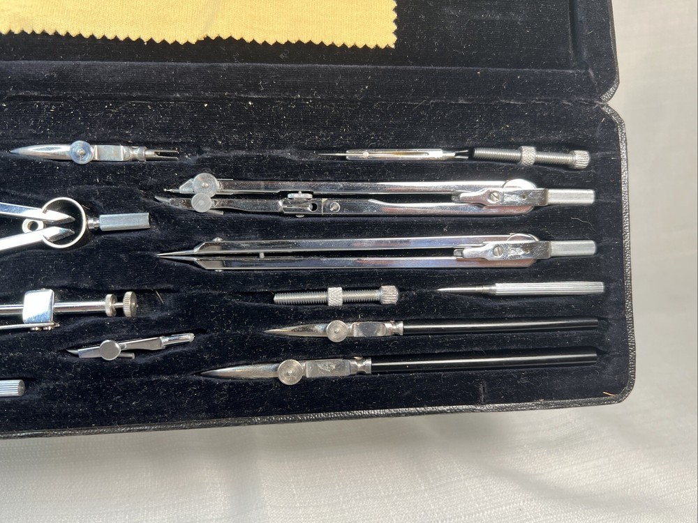 Vintage Meisel & Sohn Precision Engineering Drawing R7 Drafting Set