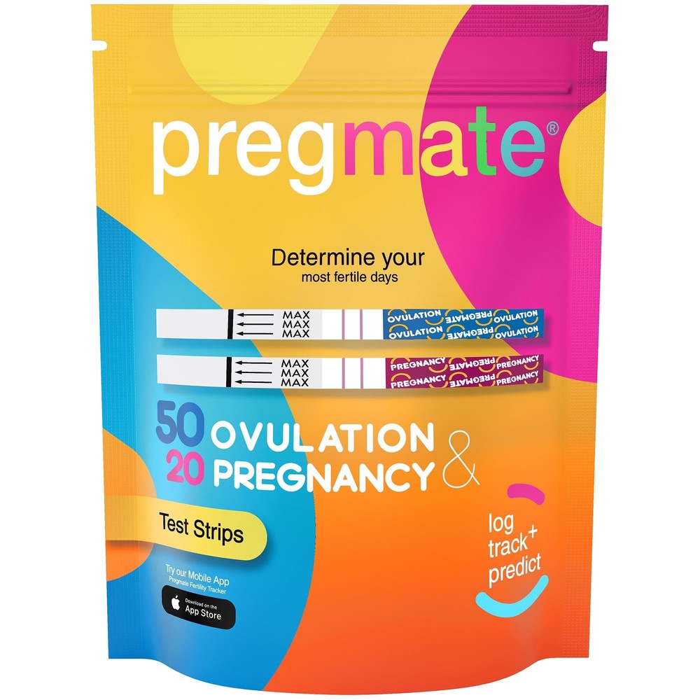 50 Ovulation and 20 Pregnancy Test Strips