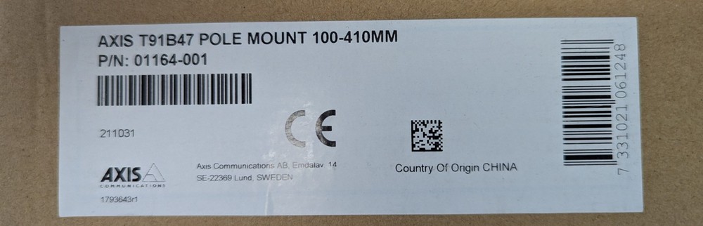 Axis T91B47 Pole Mount 100-410MM 01164-001