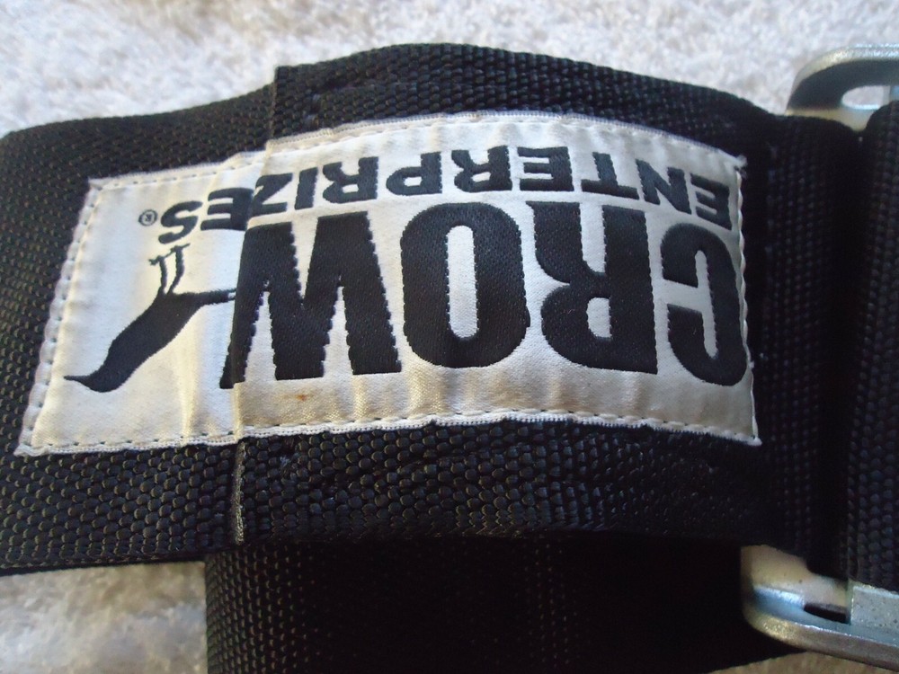 CROW RACING SEAT BELTS BLACK