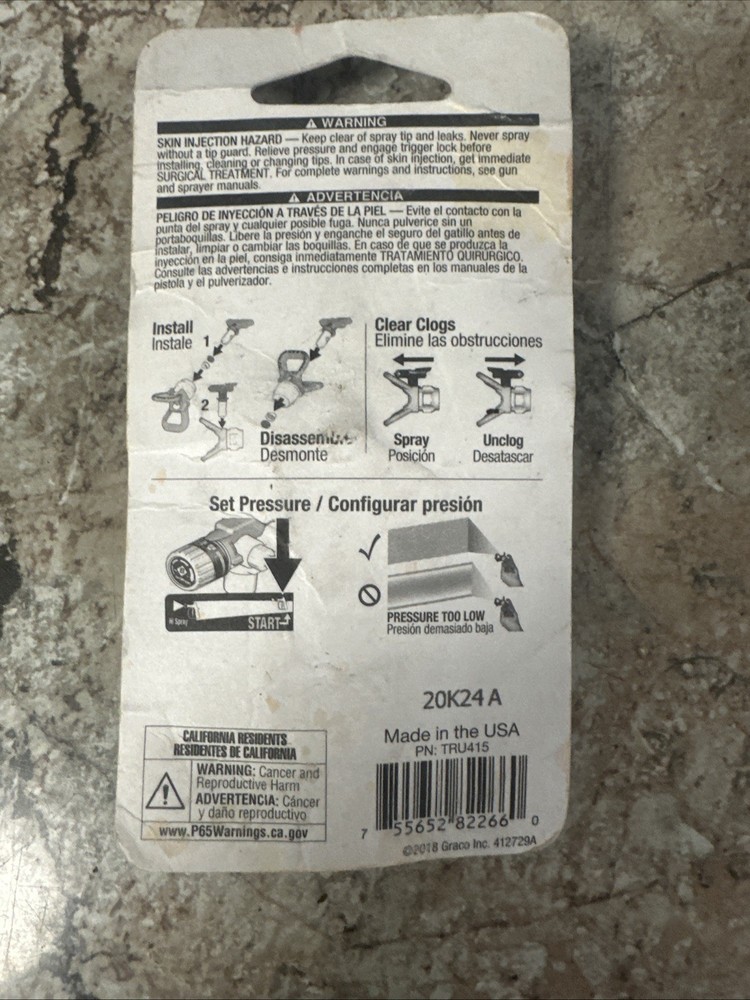 Graco 415 / 519 TrueAirless Spray Tip