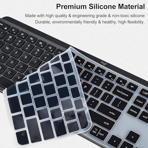 Premium Ultra Thin Silicone Keyboard Logitech MX Translucent black