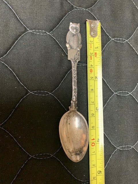 Teddy Bear STERLING Silver Spoon
