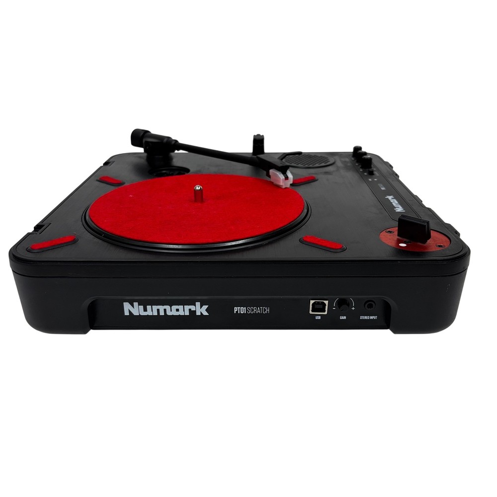 Numark Portable USB DJ Turntable PT01 Scratch