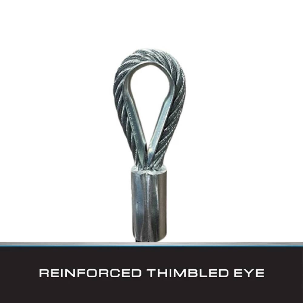 Tie Down 59535 Galvanized Self Coiling Class 2 Boat Trailer Hitch Cables 2 Pack