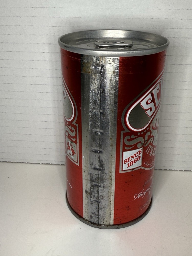 August Schell's Red Deer - Empty Beer Can - Bottom Opened
