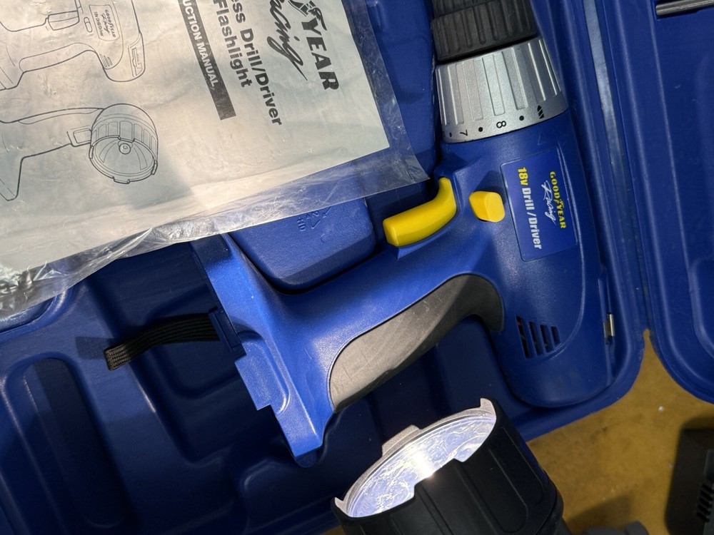 Drill And Flashlight