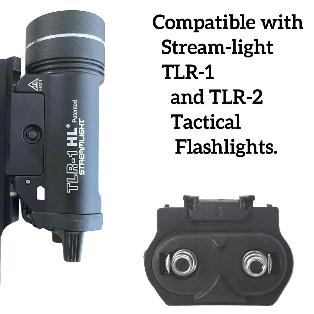 TLR1 Flashlight Pressure Switch Compatible with Streamlight Battery Black