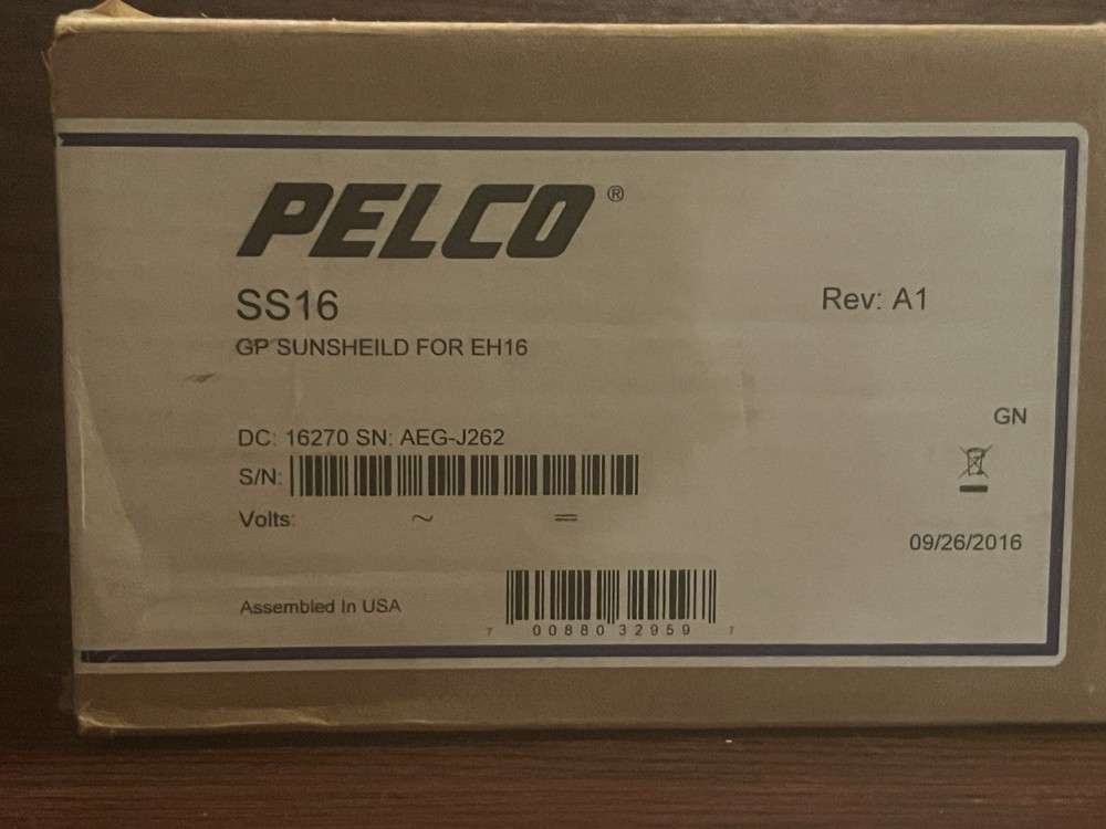 Pelco EH16-2P With SS16 Sunshield