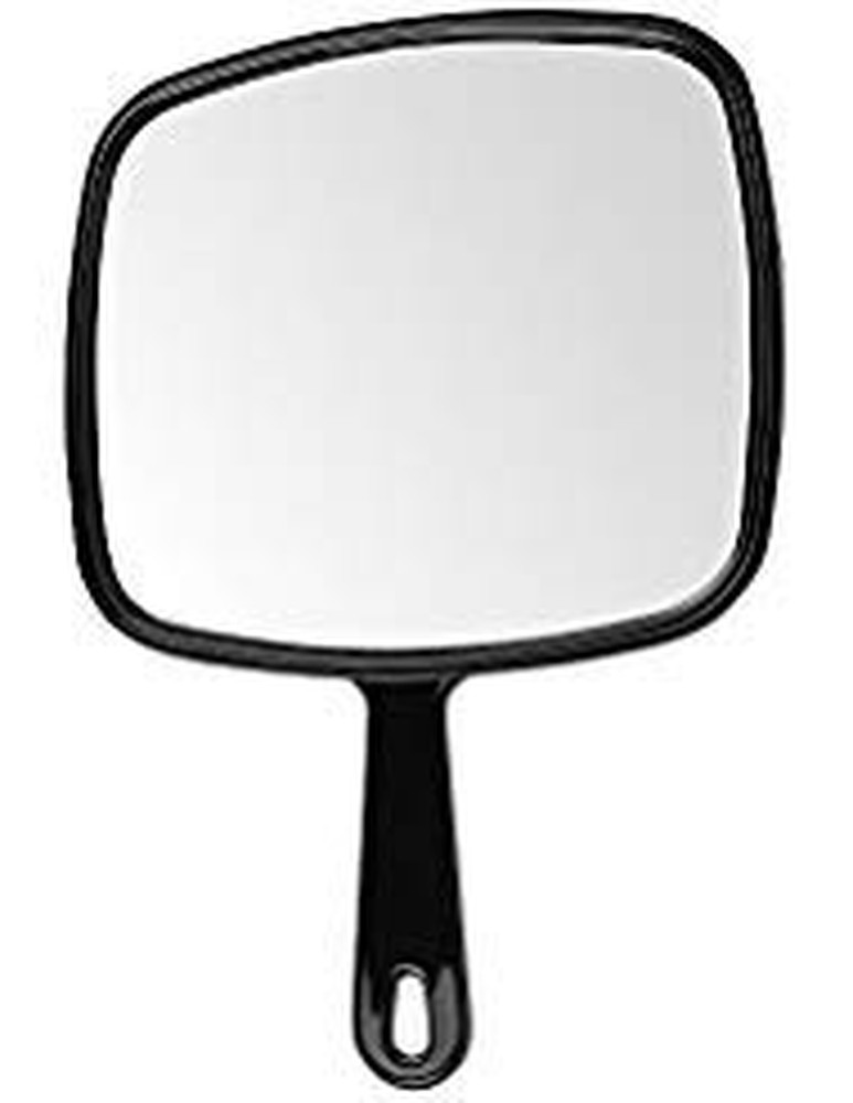 Extra Large Hand Mirror with Handle, 9" W X 12" L, Multi-Purpose Handheld Mirror
