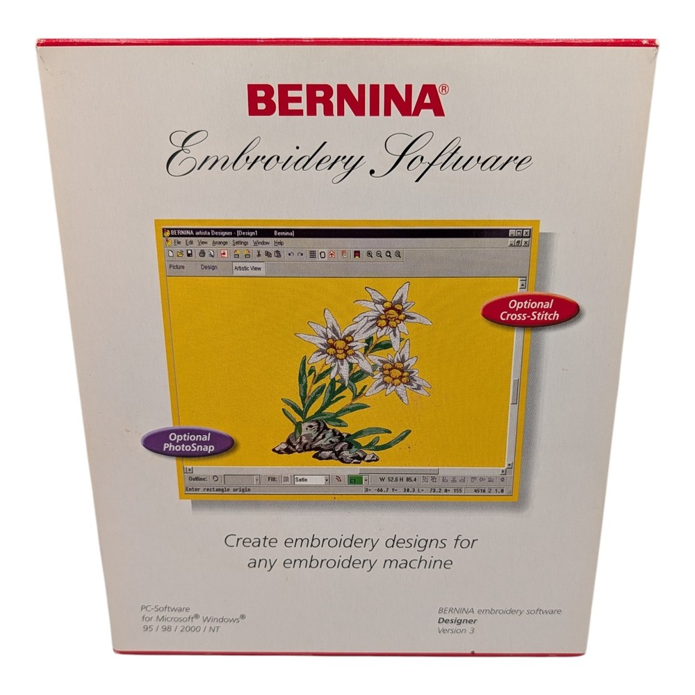 Bernina Embroidery Software Version 3 (No Dongle)