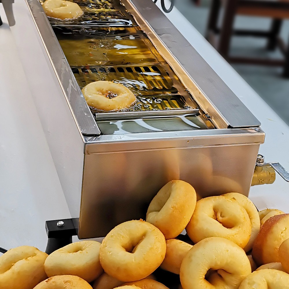 Automatic Frying donuts Making Machine/Doughnut Maker/Frying Donuts Maker 90%new