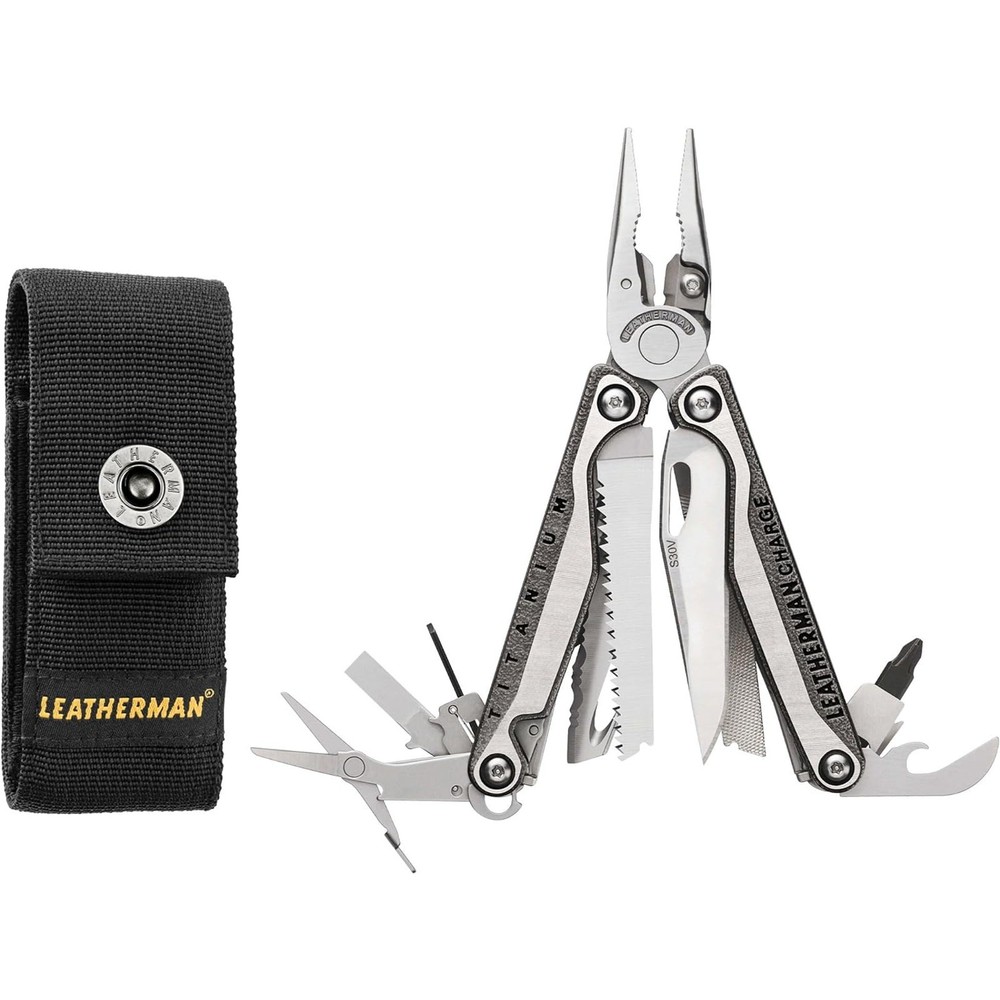 NWT Leatherman Charge Plus TTi Titanium Multi-Tool, Stainless Steel