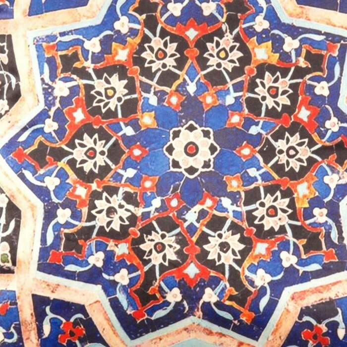Tile Velvet Pillow 20'' X 20''