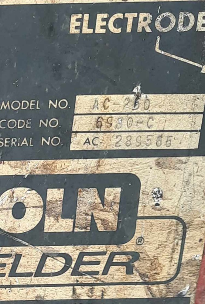 lincoln idealarc 250 (parts only)