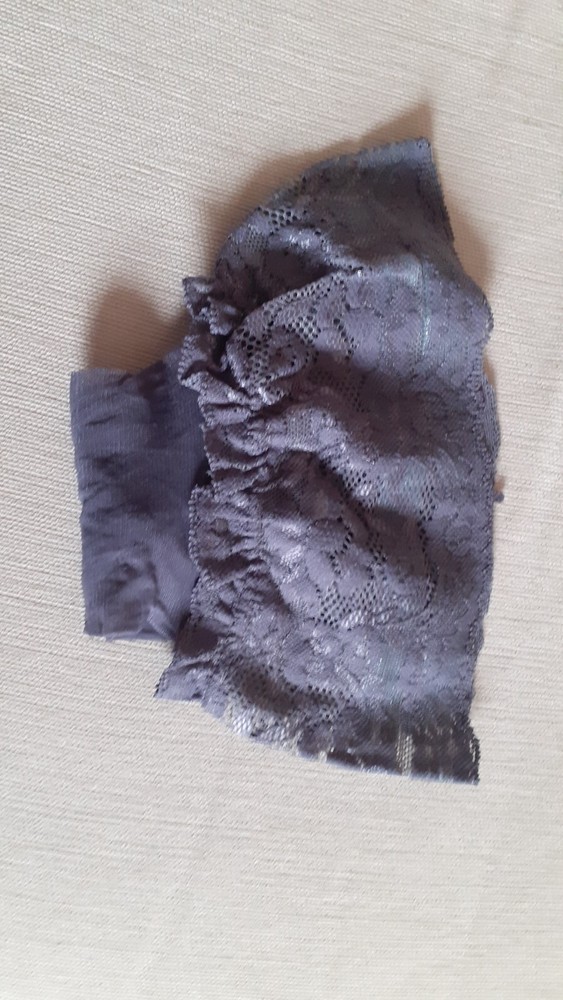 Grey Over The Knee Fancy Socks