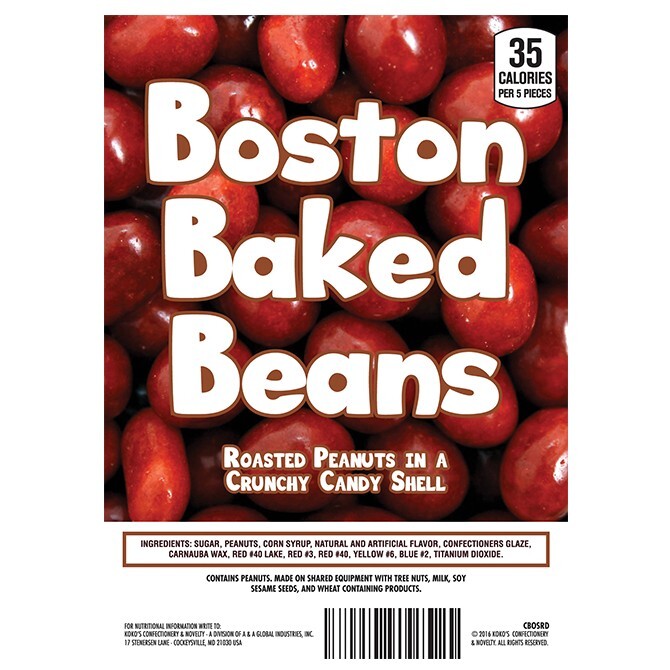 Boston Baked Beans Candy 2 LBs Bulk Vending Machine Peanuts