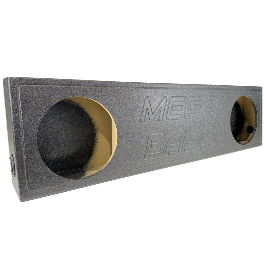 Sub Woofer Box Chevy Silverado 07-18 Single Regular Cab 2x12 Woofers Ported