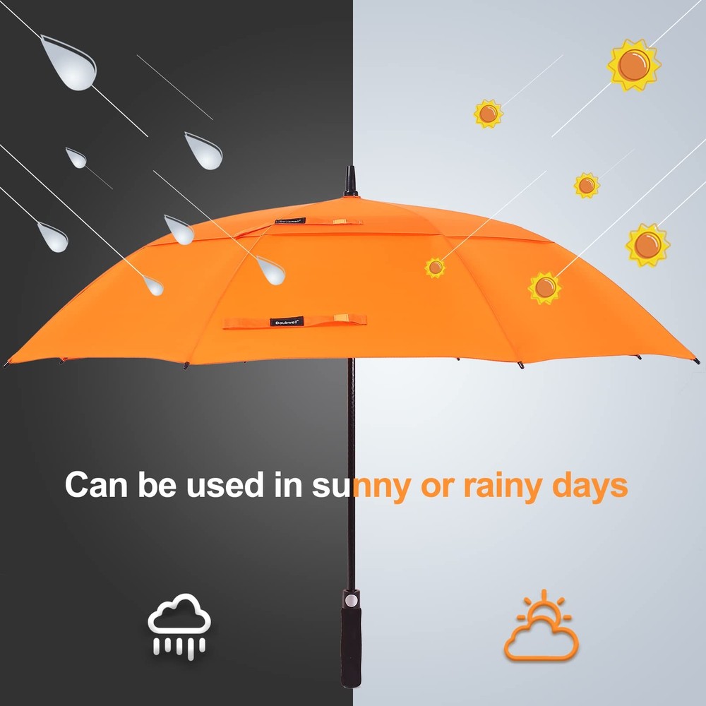Doubwell Golf Umbrella 54/68 Inch Automatic Large Windproof Umbrella Oversized